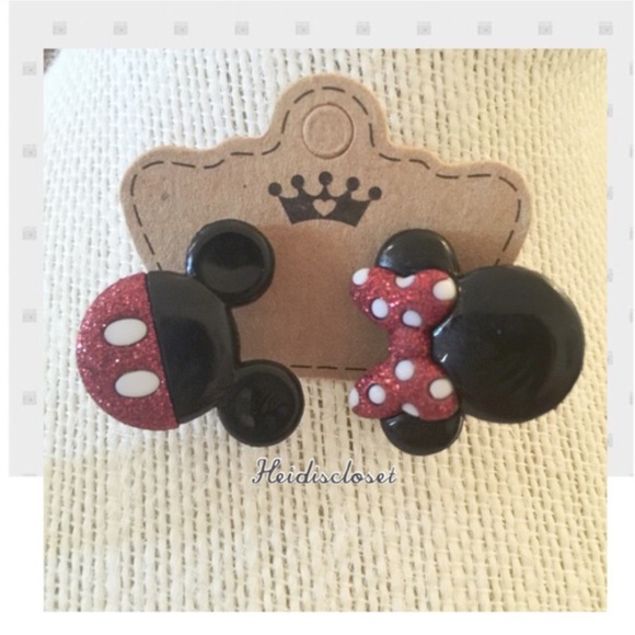 Disney Jewelry - Mickey & Minnie Mouse Earrings 💫 Ear Studs.